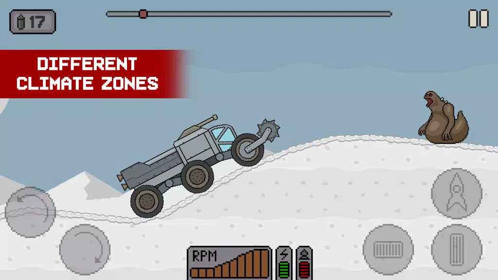 Death Rover: Space Zombie Race Capture d'écran 2
