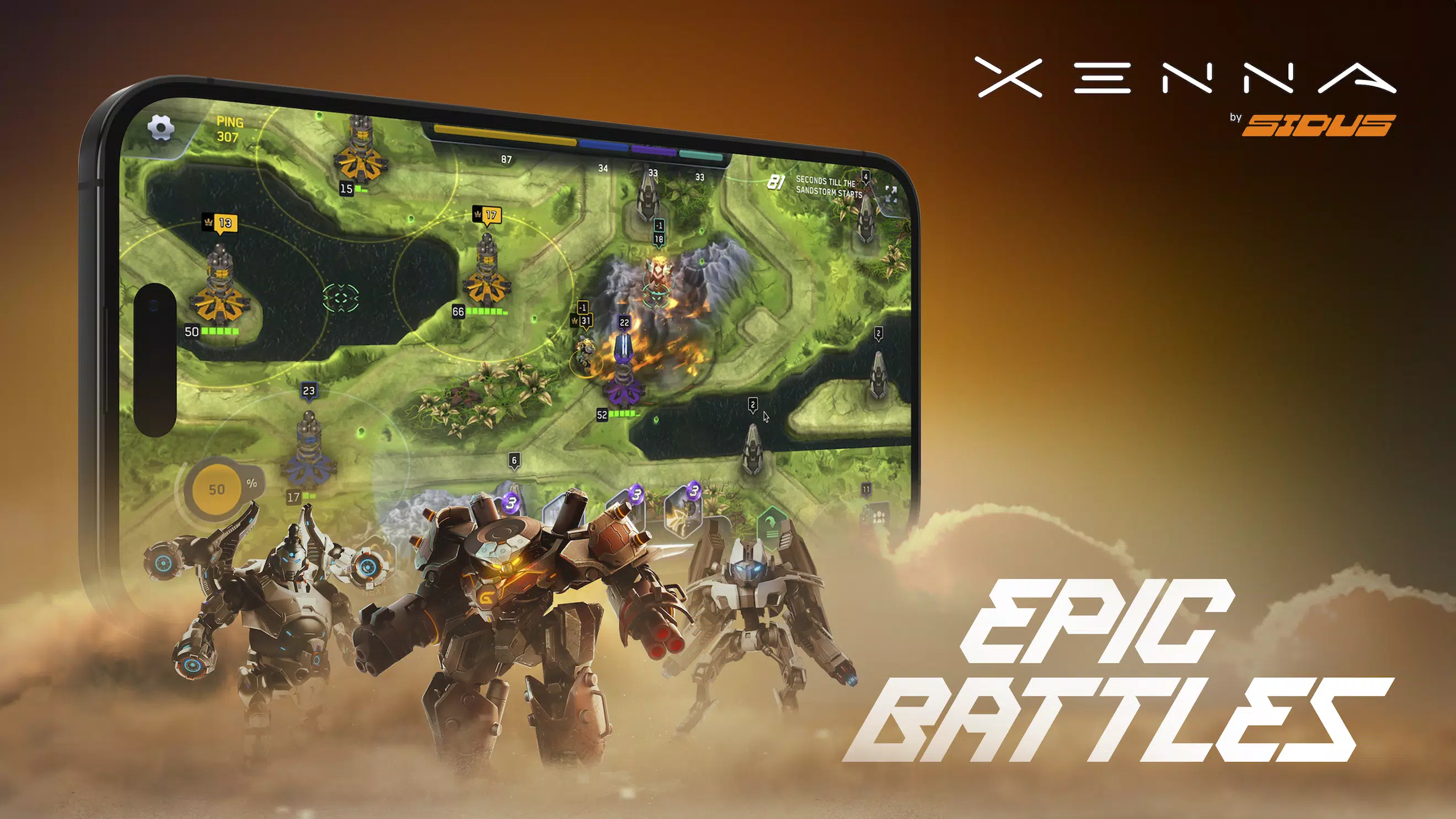 Xenna: Card Battle RTS Tangkapan skrin 0
