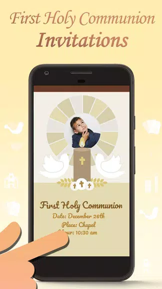 First Communion Invitations Captura de tela 0