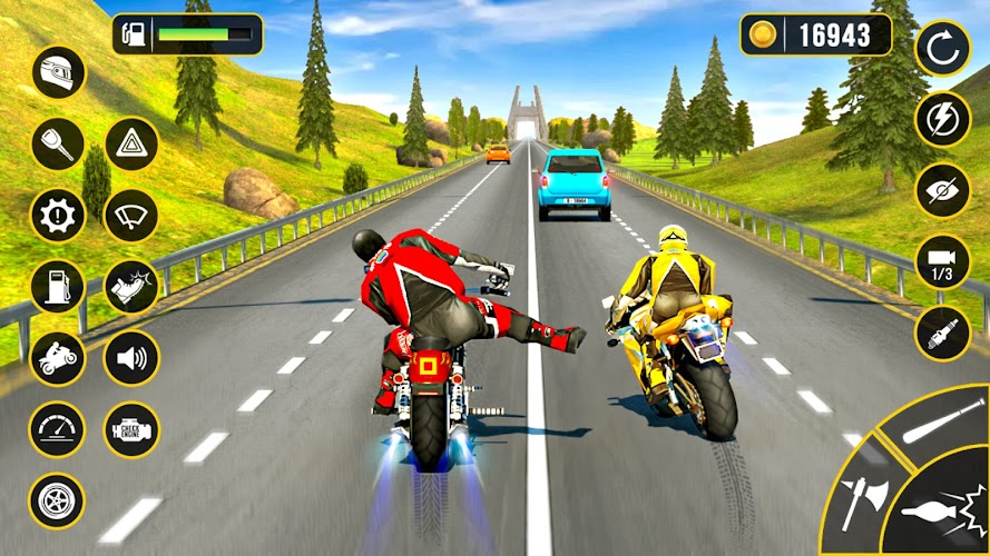 Moto Attack - Bike Racing Game Zrzut ekranu 3