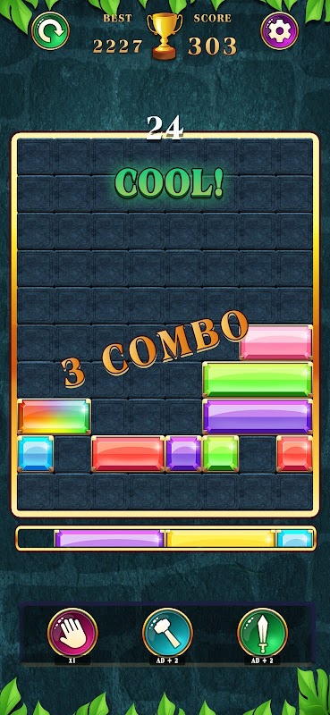 Block Puzzle Jewel Drop Blast Скриншот 2