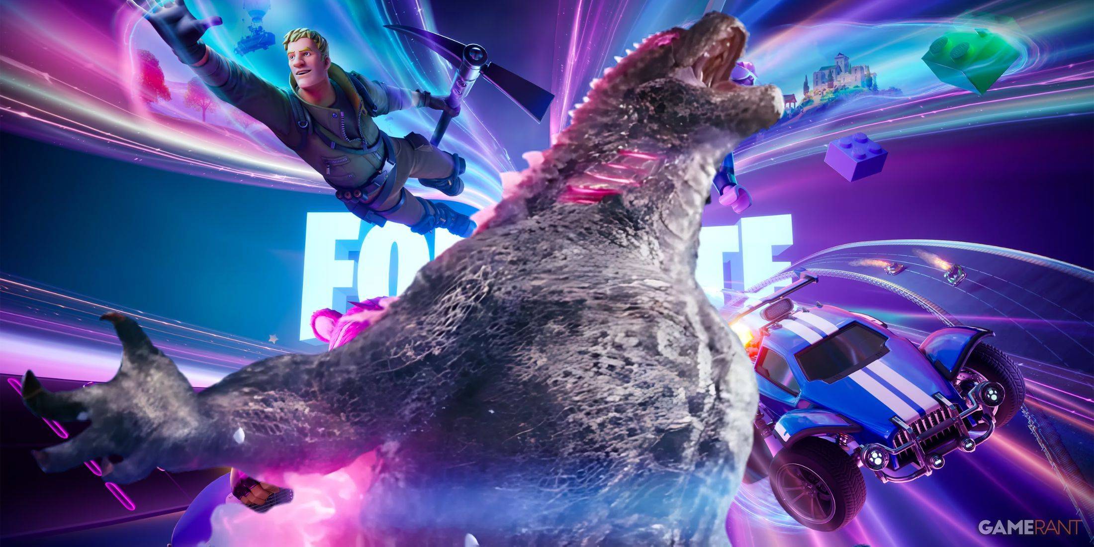 Fortnite lek plaagt meer Godzilla en monsterverse skins