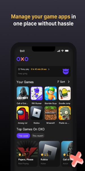 OXO Game Launcher Screenshot 2