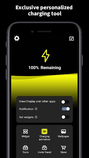 Flashing charging animation ภาพหน้าจอ 1