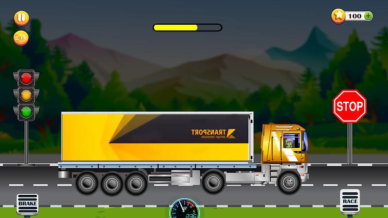 Cargo Truck Driving-Truck Game 螢幕截圖 0