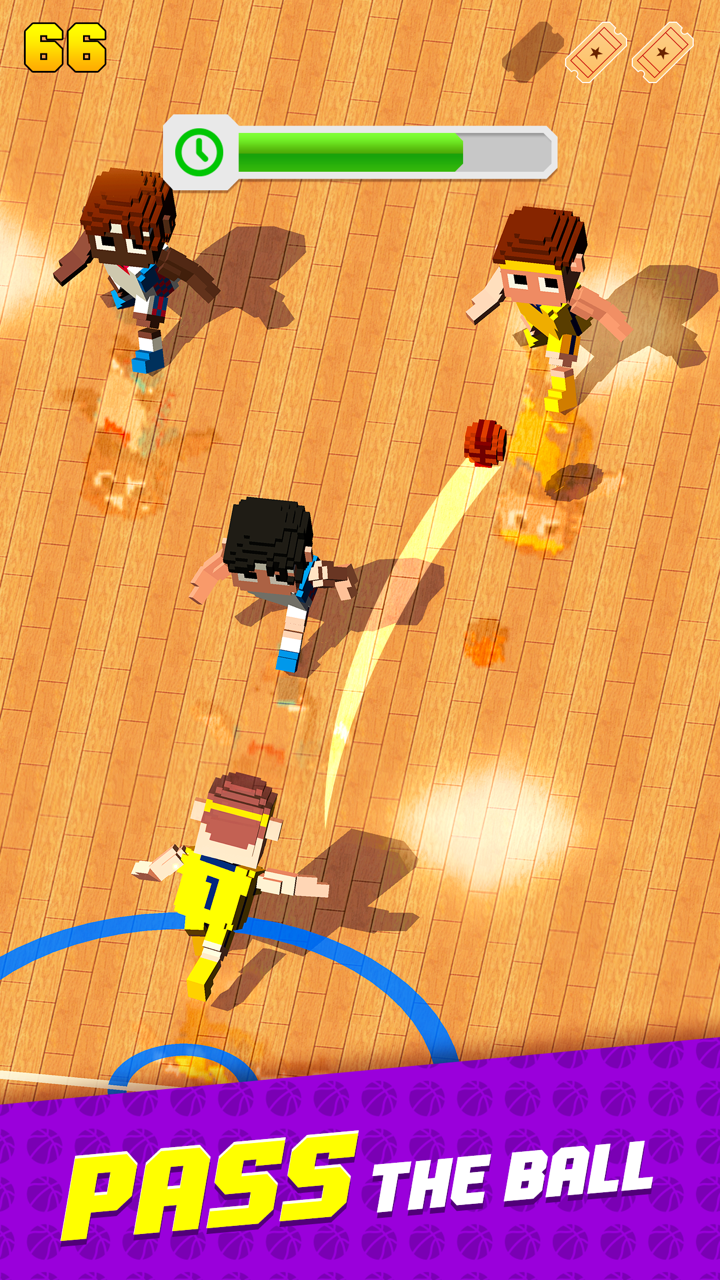 Blocky Basketball FreeStyle スクリーンショット 1