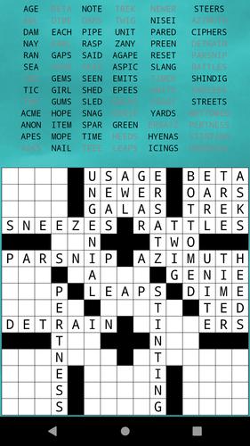 Drag-n-Drop Crossword Fill-Ins 螢幕截圖 3