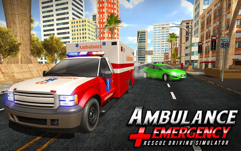 911 Ambulance City Rescue Game Capture d'écran 0