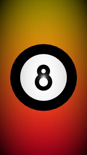 Magic 8 Ball Live Wallpaper 3D应用截图第2张