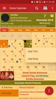 Hindu Calendar - Drik Panchang Captura de pantalla 1