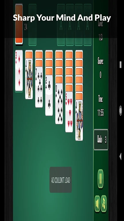 CLASSIC SOLITAIRE GAME -SIMPLE SOLITAIRE GAME EVER Captura de tela 1