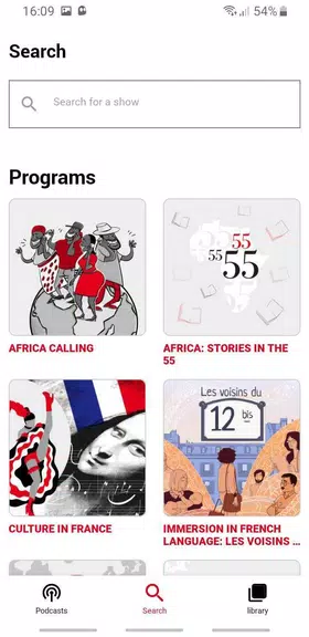 RFI Pure Radio - Podcasts应用截图第1张