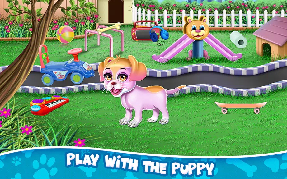 Fluffy Puppy Play and Care スクリーンショット 2