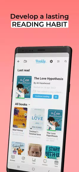 Bookly: Book & Reading Tracker Capture d'écran 0