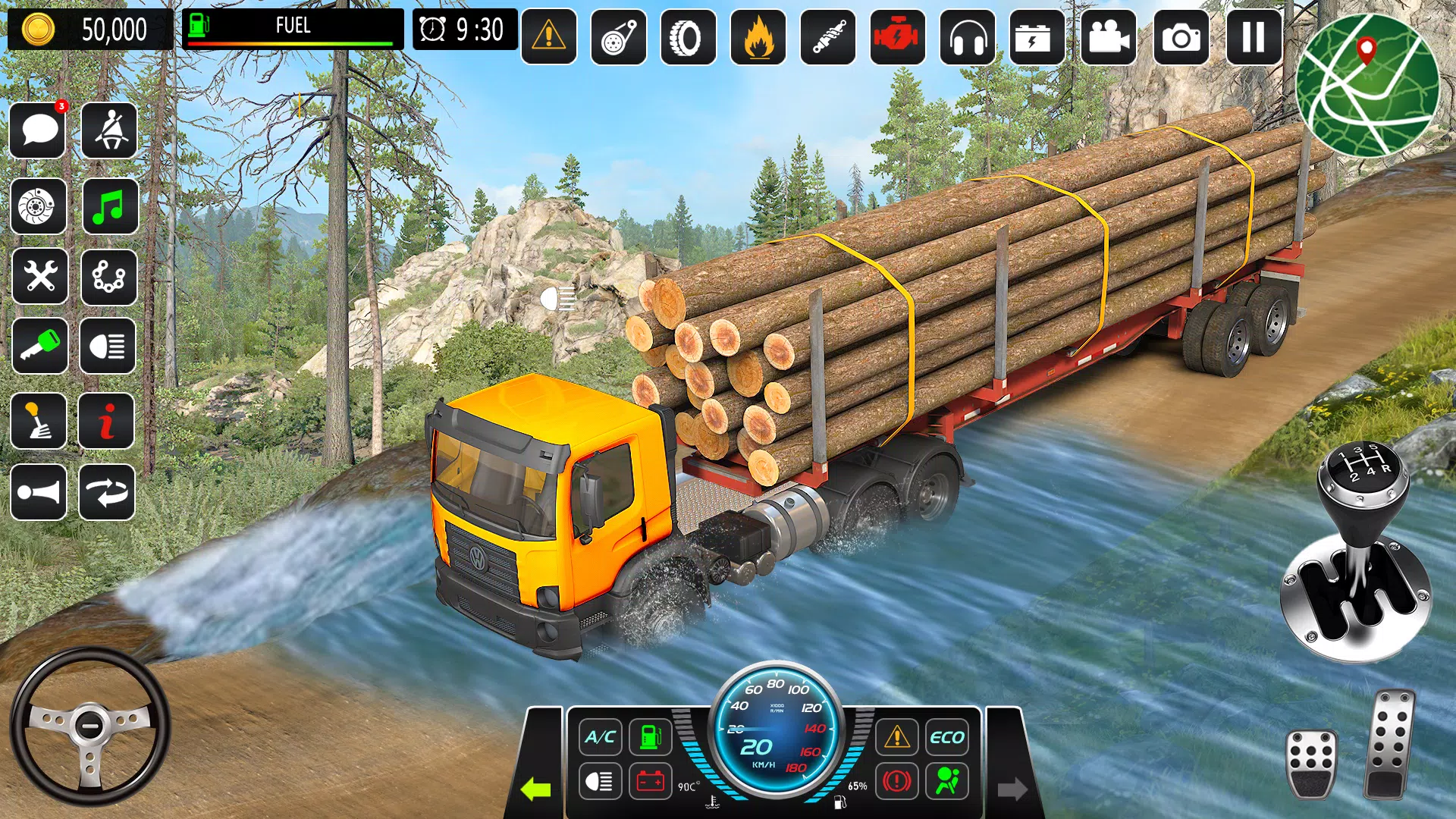 Mountain Truck Driving Games Screenshot 2