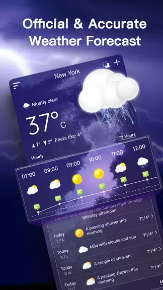 Live Weather Forecast ဖန်သားပြင်ဓာတ်ပုံ 3