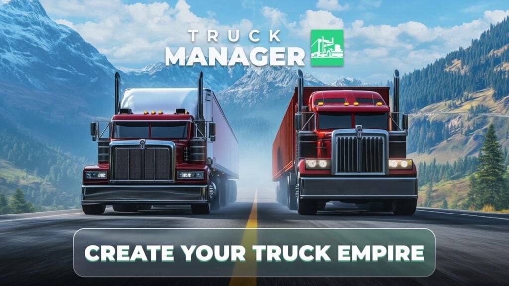 Tycoon Game Truck Manager 2025 Drop sur Android avec des camions 3D