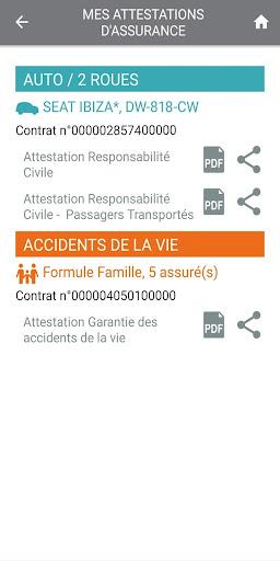 Mes Assurances Screenshot 2