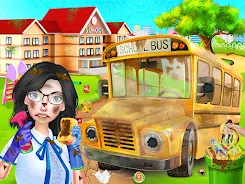 School Cleanup - Cleaning Game Скриншот 0