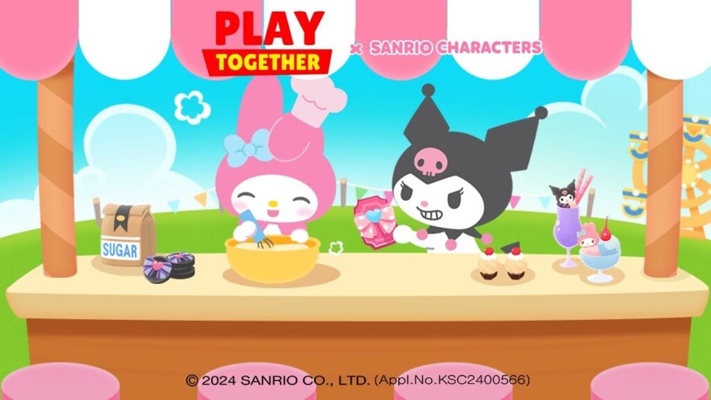 Play Together: Pratos cruzados My Melody e Kuromi