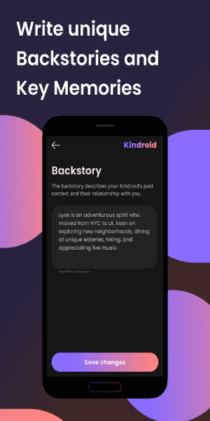 Kindroid: AI Companion Chat Capture d'écran 2