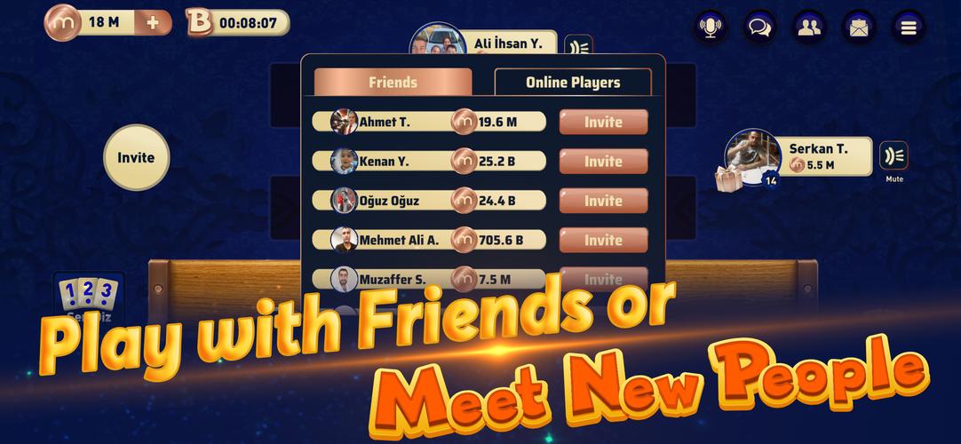 Okey Muhabbet 螢幕截圖 2