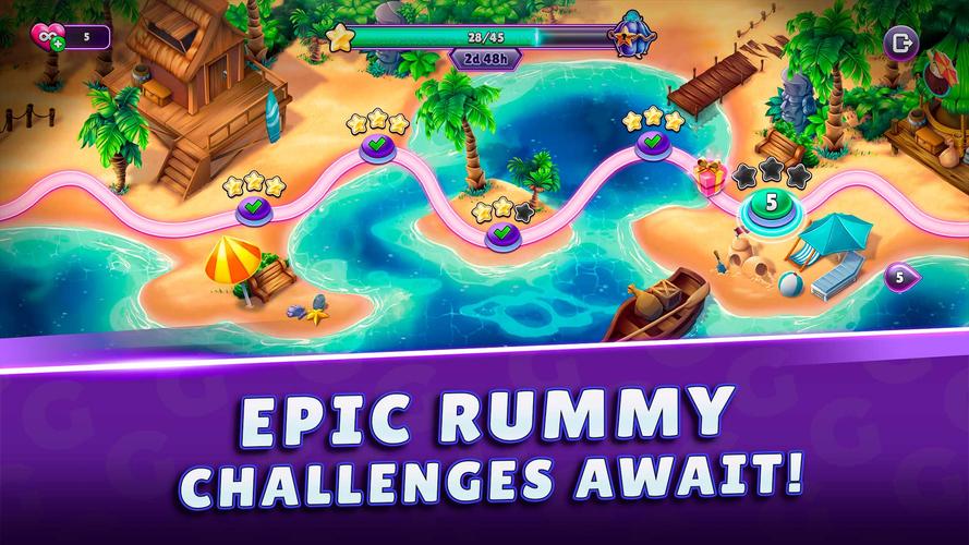 Gin Rummy Super - Card Game スクリーンショット 0