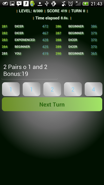 Doms roll dice poker game free Tangkapan skrin 2
