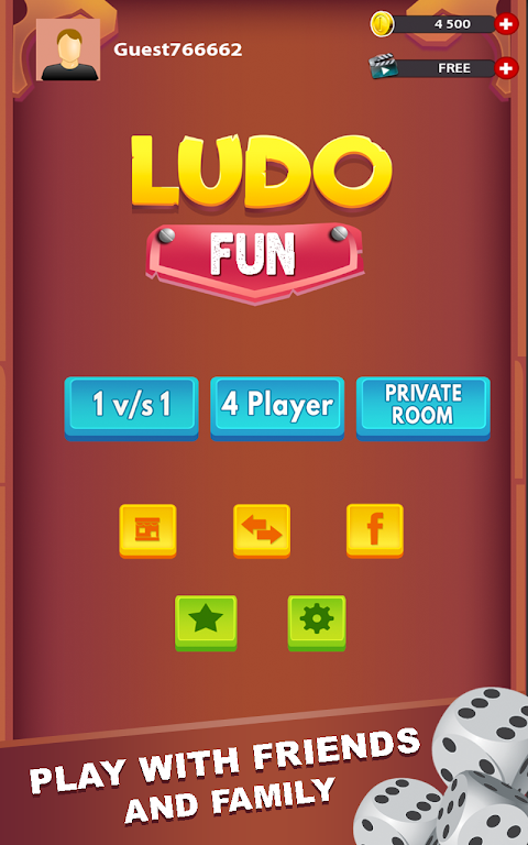 Ludo Fun: Free Family Dice Game ဖန်သားပြင်ဓာတ်ပုံ 1