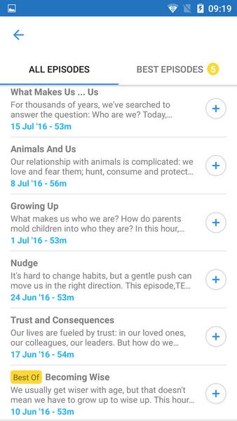Podcast App -  Podcasts 螢幕截圖 1