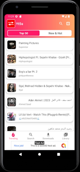 Yt5s.io Music Downloader स्क्रीनशॉट 1