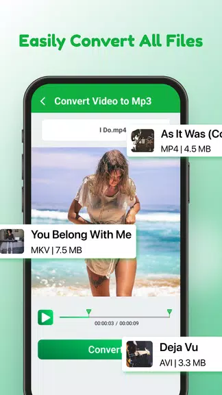 Video to MP3: Video Converter Ekran Görüntüsü 0