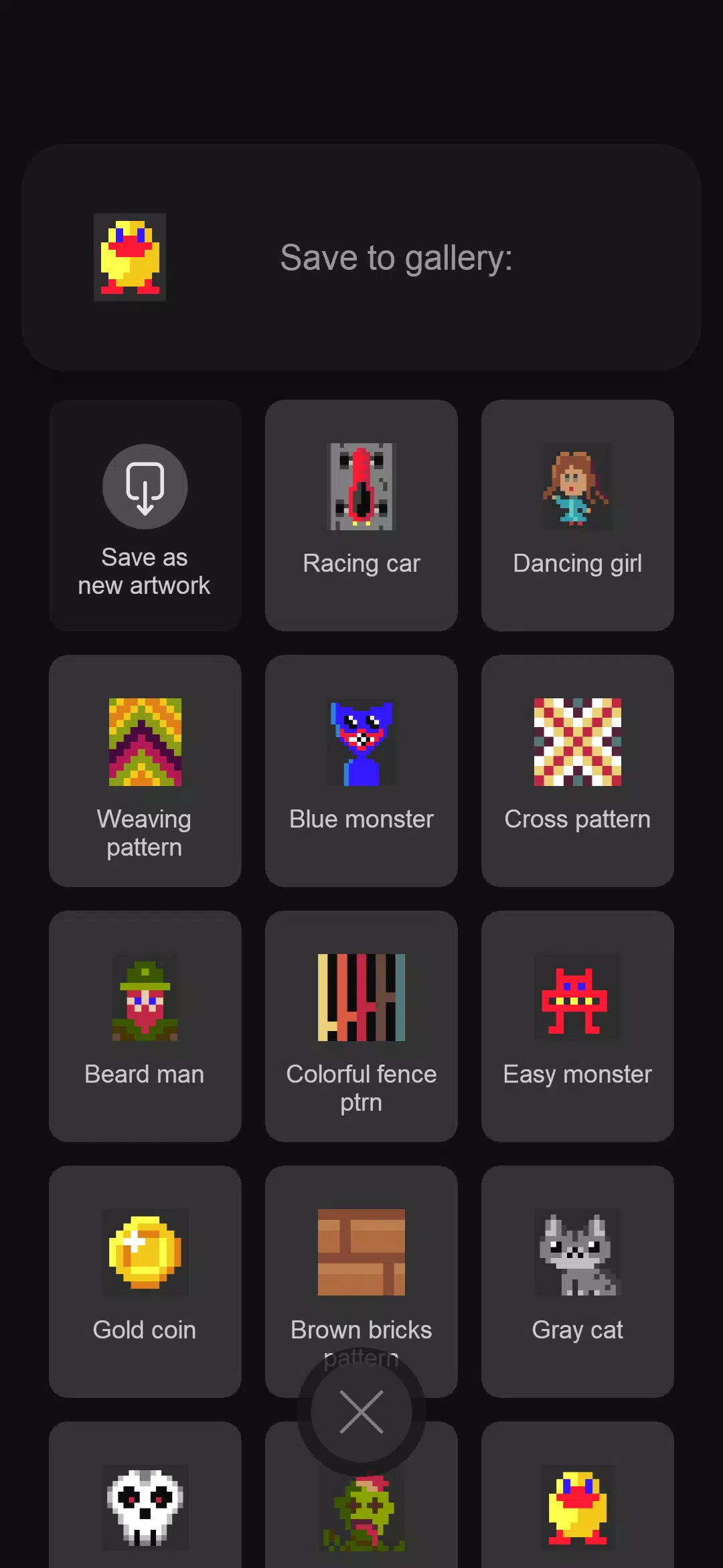 Easy pixel art maker editor Скриншот 1