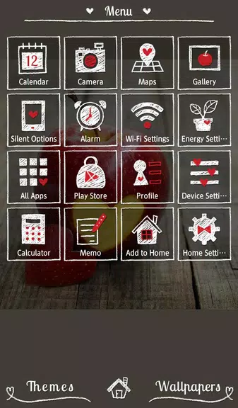 Heart Apple Theme +HOME 螢幕截圖 0