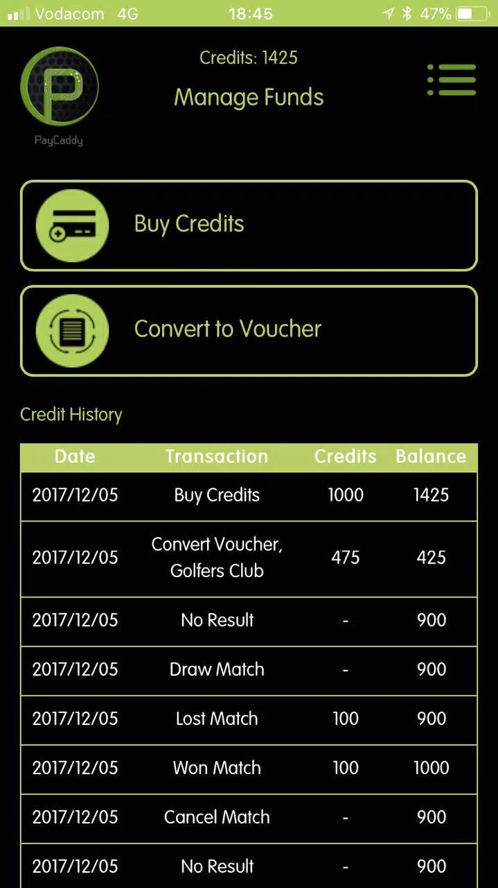 PayCaddy Captura de pantalla 1