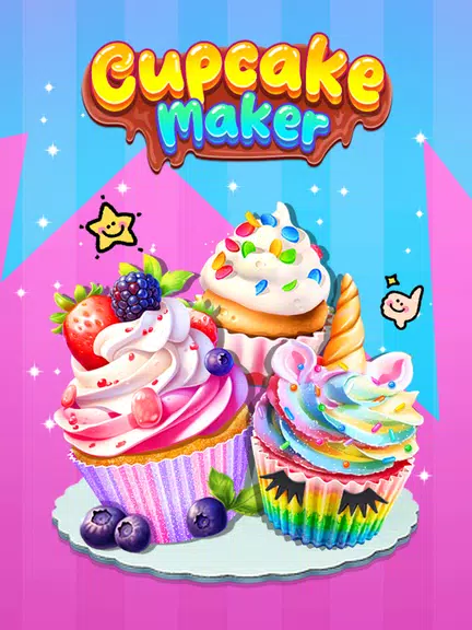 Cupcake Maker: Unicorn Cupcake 螢幕截圖 0