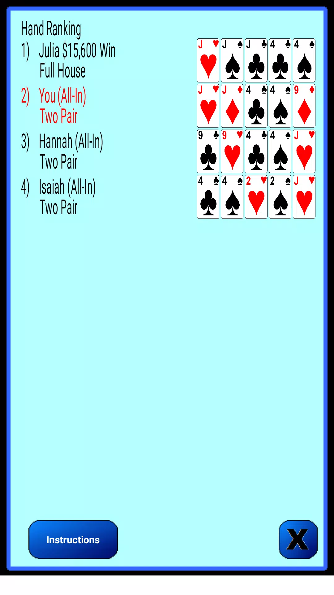 Texas Hold'em Poker স্ক্রিনশট 1