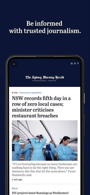 The Sydney Morning Herald ဖန်သားပြင်ဓာတ်ပုံ 0