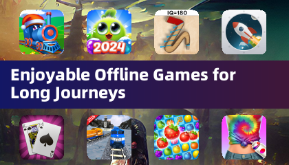 Plezierige offline games voor lange reizen