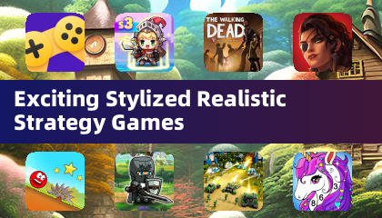 Juegos de estrategia realistas estilizados emocionantes