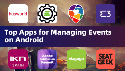 Android向けイベント管理アプリトップ