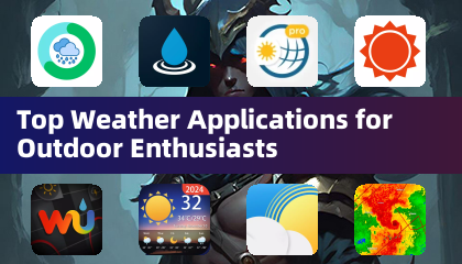 야외 활동 애호가를 위한 최고의 날씨 애플리케이션