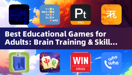 최고의 성인을 위한 교육 게임: 두뇌 훈련 및 기술 개발(퍼즐 게임)