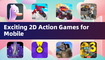 Juegos de acción 2D emocionantes para móviles