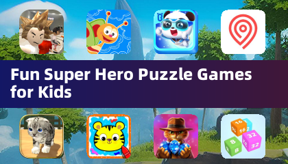 Juegos de puzles de superhéroes divertidos para niños