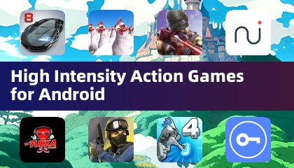 Jeux d'action à haute intensité pour Android