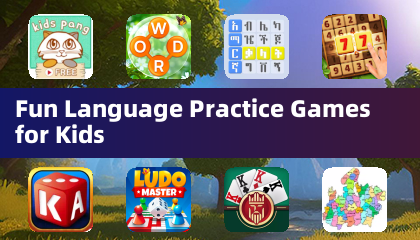 Juegos divertidos de práctica de idiomas para niños